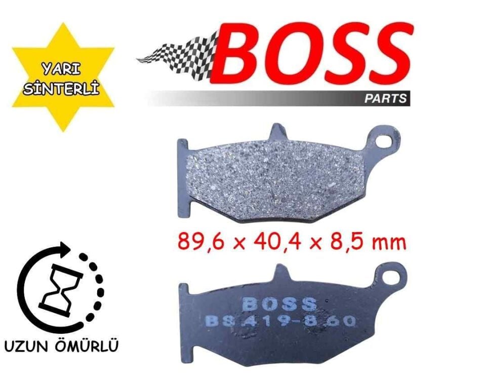 Suzukı Arka Fren Disk Balatası Boss Fa419 Suzuki Gsr 600-Gsxr 1000(2007-2008)-Gsx 1300 Hayabusa(2008