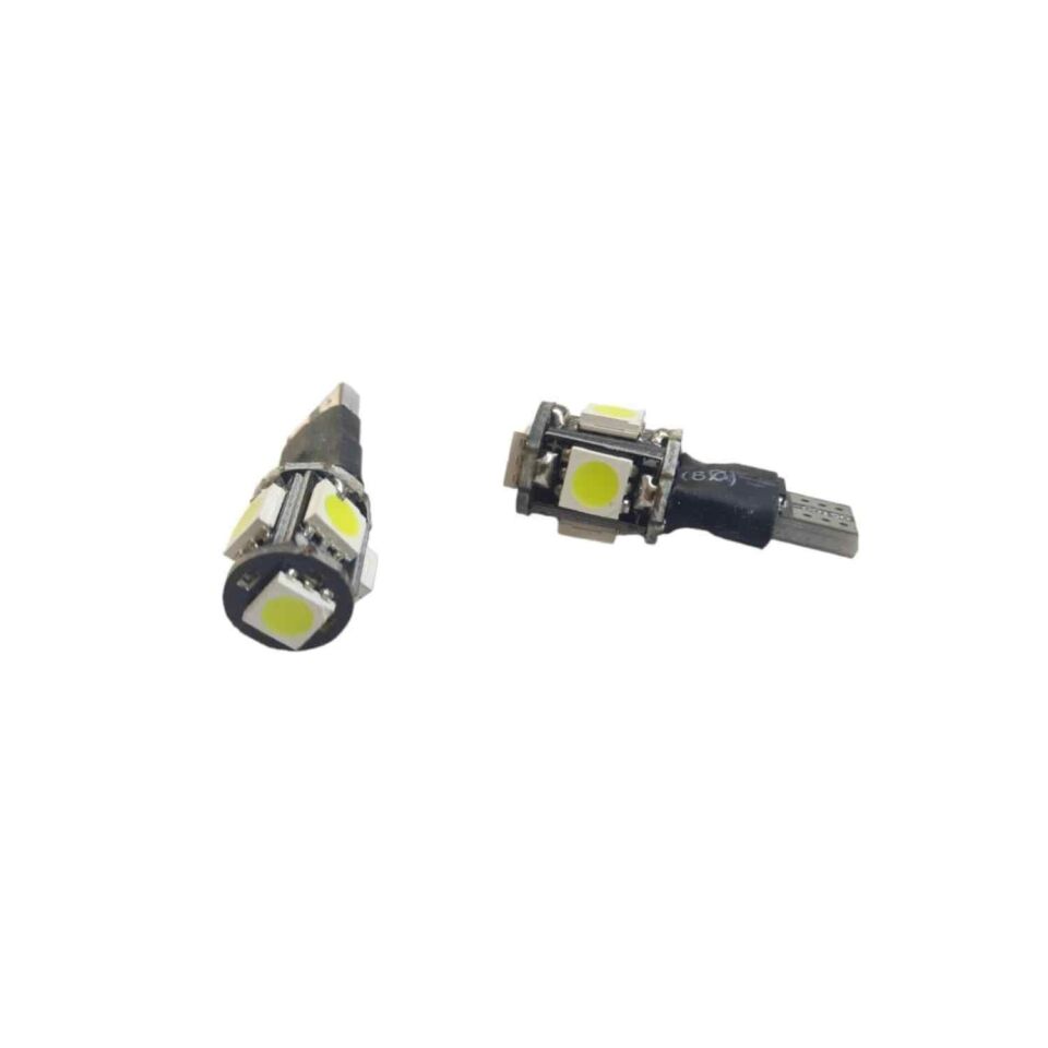 T10 12V Led Ampül Çakar Beyaz 2 Li