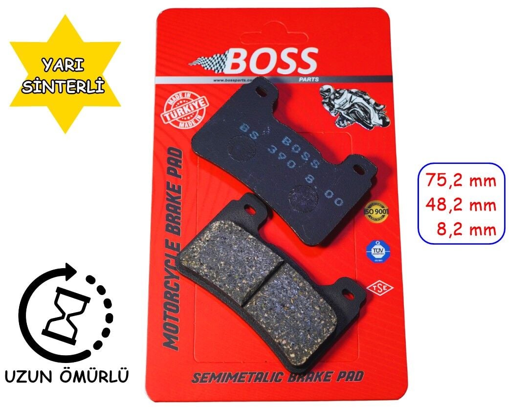 Honda Ön Fren Disk Balatası Boss Fa390 Cbr 600 Rr(2005-2016) - 1000 Rr