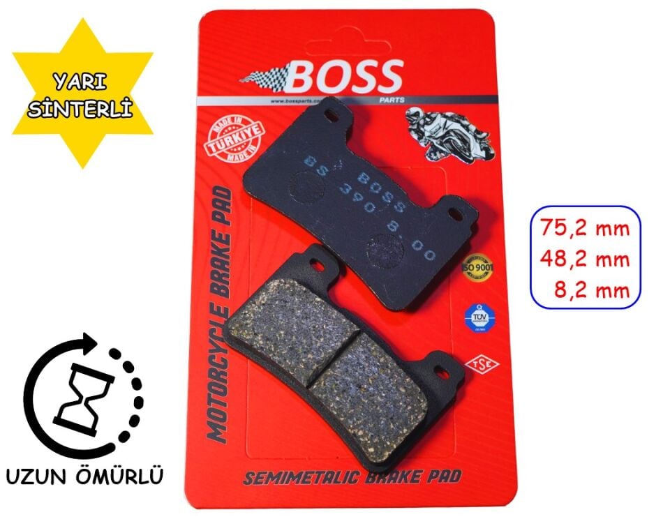 Honda Ön Fren Disk Balatası Boss Fa390 Cbr 600 Rr(2005-2016) - 1000 Rr