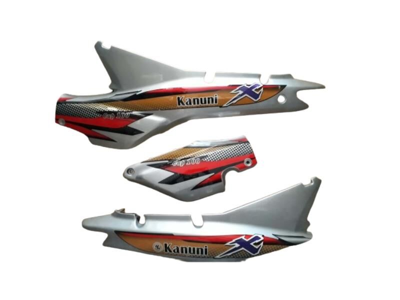 Kanuni  Yan Kapak (3 Parça) Gri Cup100