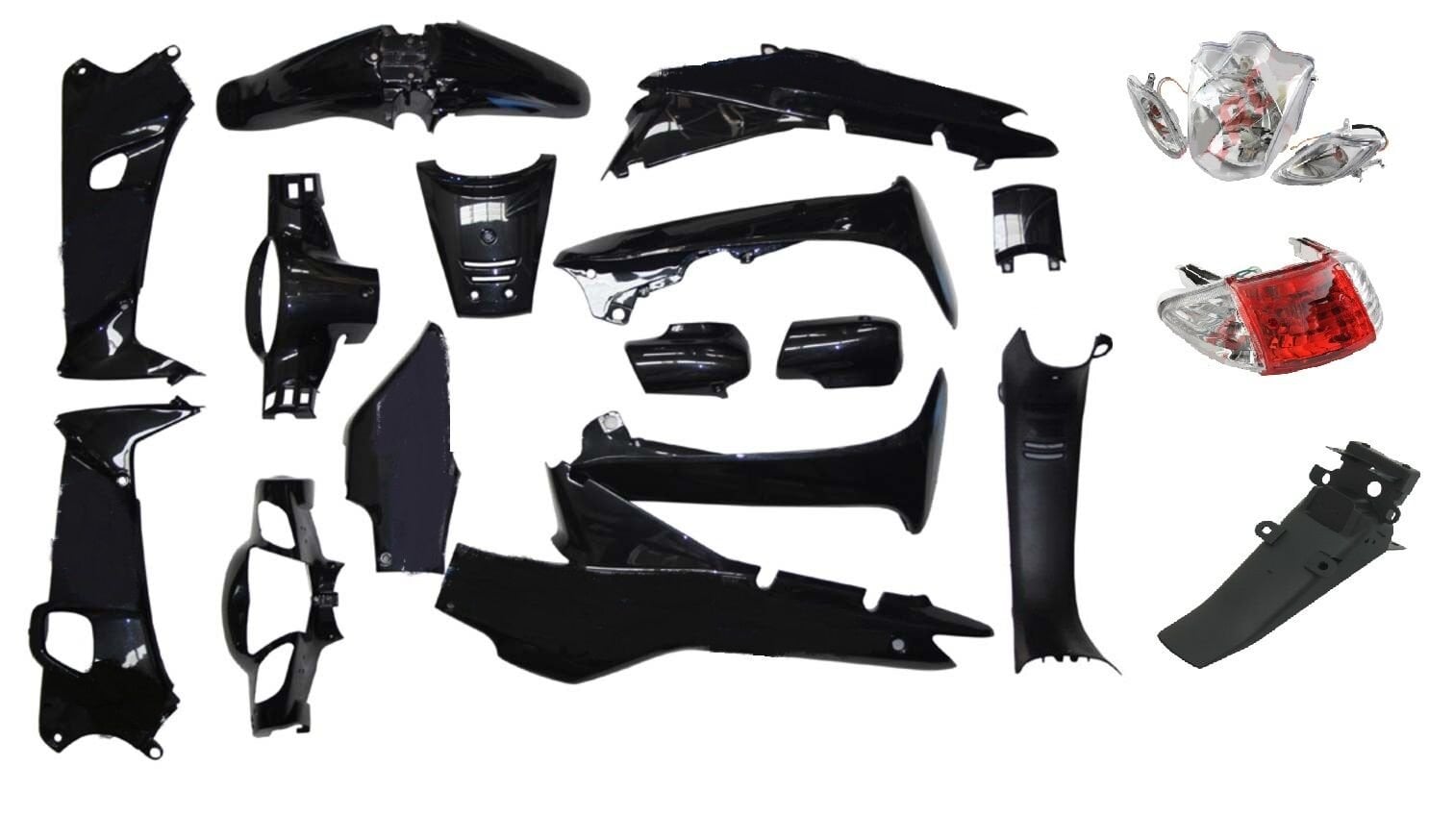 Cup Kh Kaporta Seti Siyah Far-Stop Dahil 20 Parça