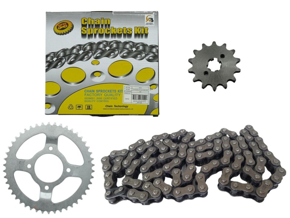 Tvs Raider 125 Ön-Arka Dişli Zincir Set Sfr 14-46T 420H-126L
