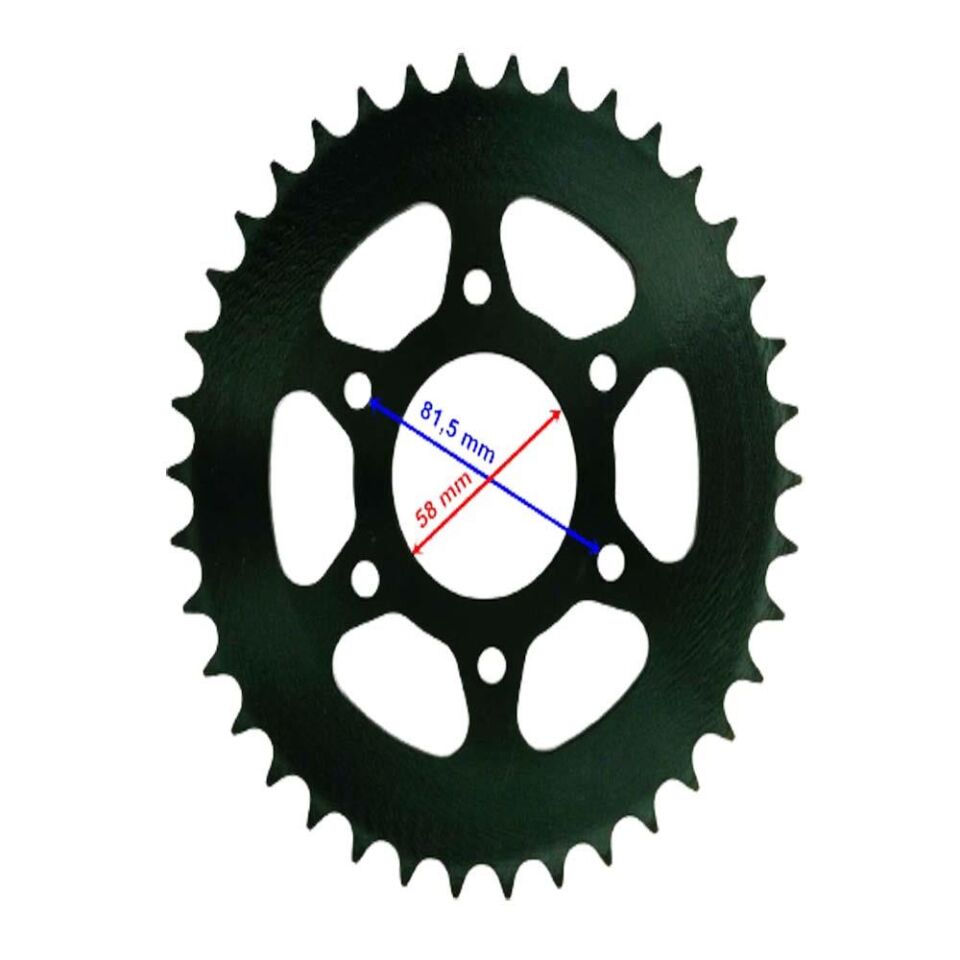 Bajaj Pulsar Ns 200 Arka Dişli 520-38T İç 58 Mm Alüminyum Öm