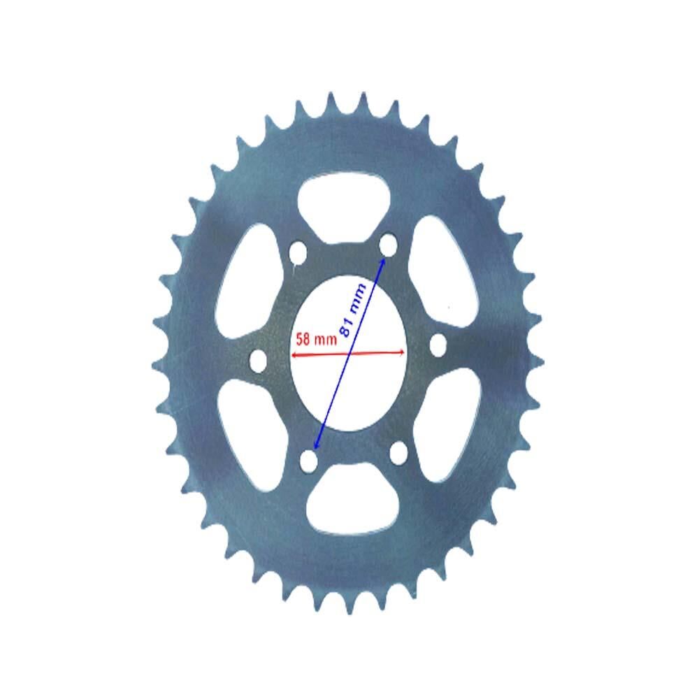 Bajaj Pulsar Ns 200 Arka Dişli 520-37T İç 58 Mm Alüminyum Öm