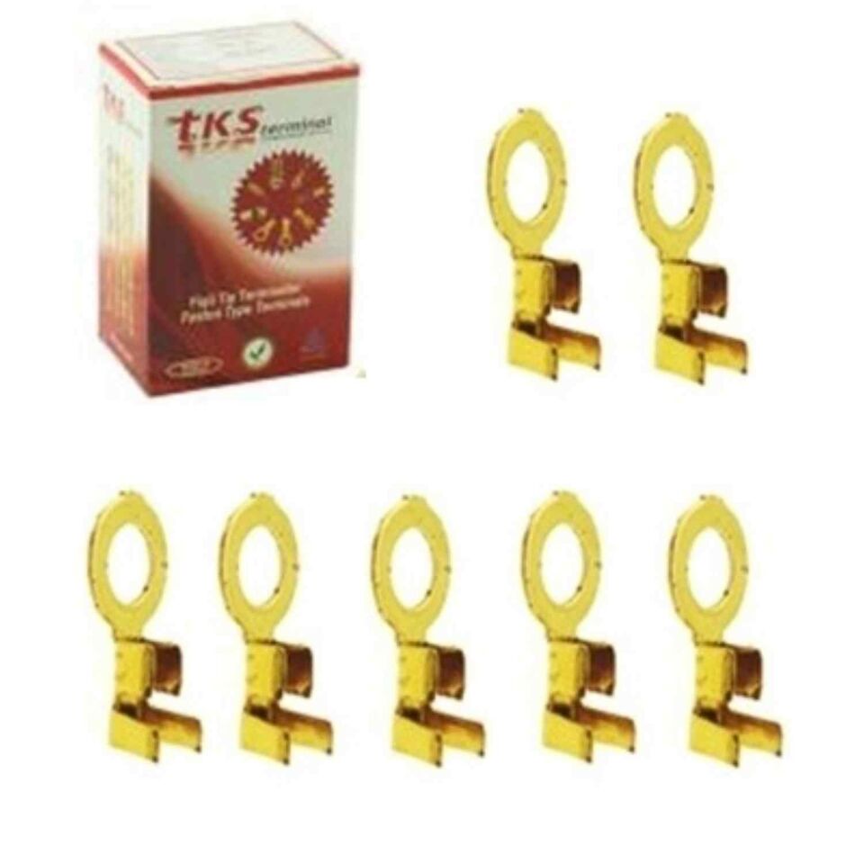 Yuvarlak Fiş 8 Mm(sarı Kablo Başlığı)(1 ADET)