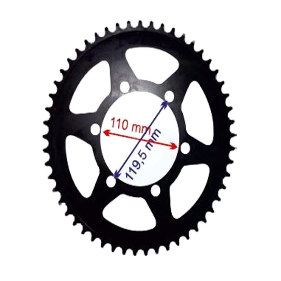 Kawasaki Uyumlu Ninja 250 Arka Dişli 520-53T İç 110Xöm