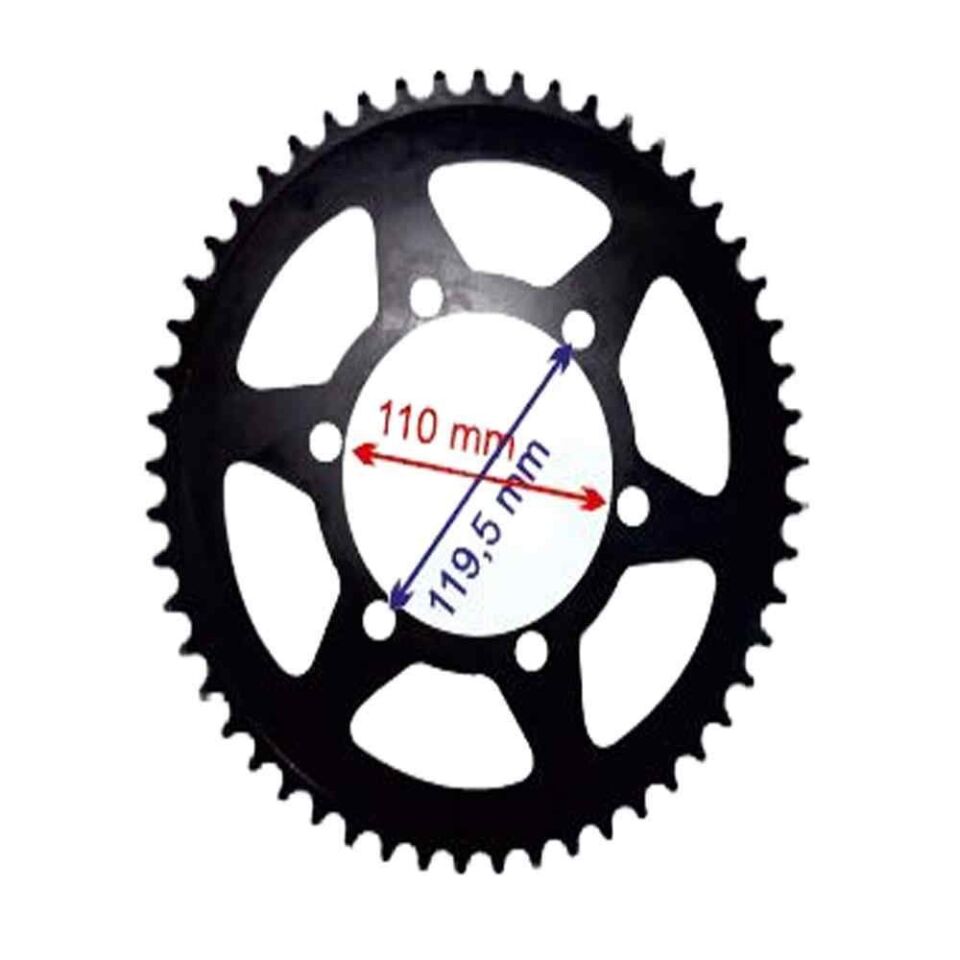 Kawasaki Uyumlu Ninja 250 Arka Dişli 520-53T İç 110Xöm