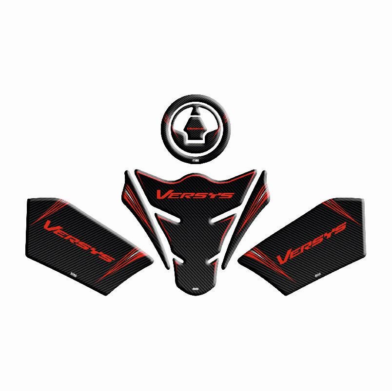 Skm Kawasaki Versys 650 Uyumlu Tank Pad Set 002