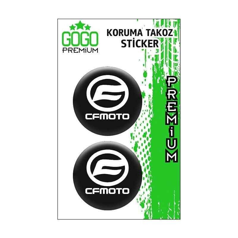 Cf Moto Beyaz Koruma Takozu 4X4 İkili Damla Sticker