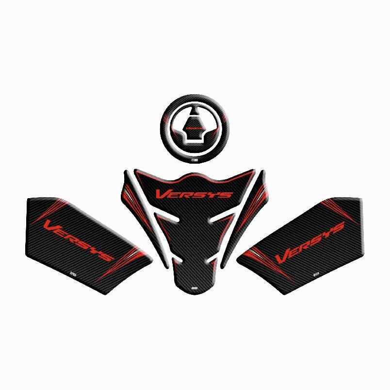 Skm Kawasaki Versys 650 Uyumlu Tank Pad Set 003