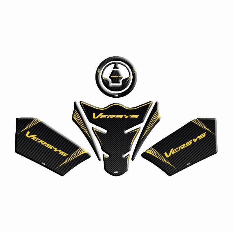 Skm Kawasaki Versys 650 Uyumlu Tank Pad Set 003