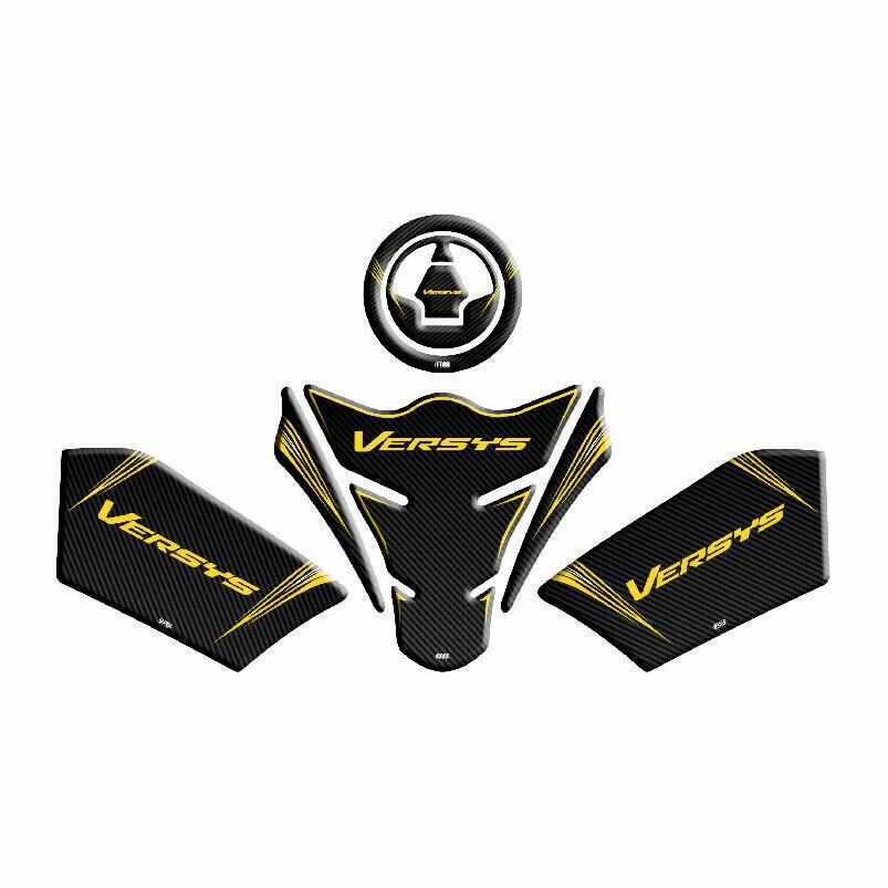 Skm Kawasaki Versys 650 Uyumlu Tank Pad Set 003