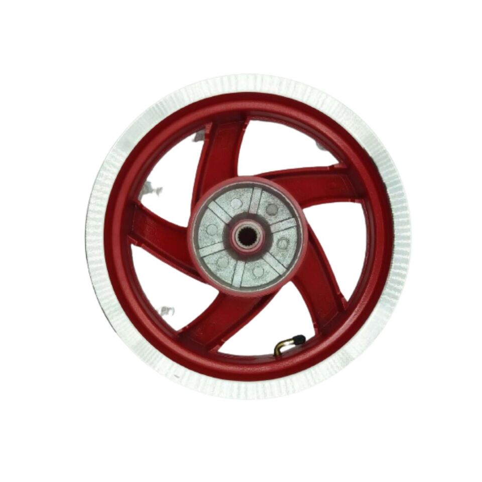 Scooter Arka Jant 12 Kırmızı Diskli Küçük Göbek