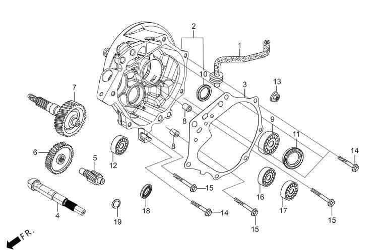 Hero Dash 125 E5 Pl (Dsh125Pl) Ara Mil Disli Orj ResimNo:5