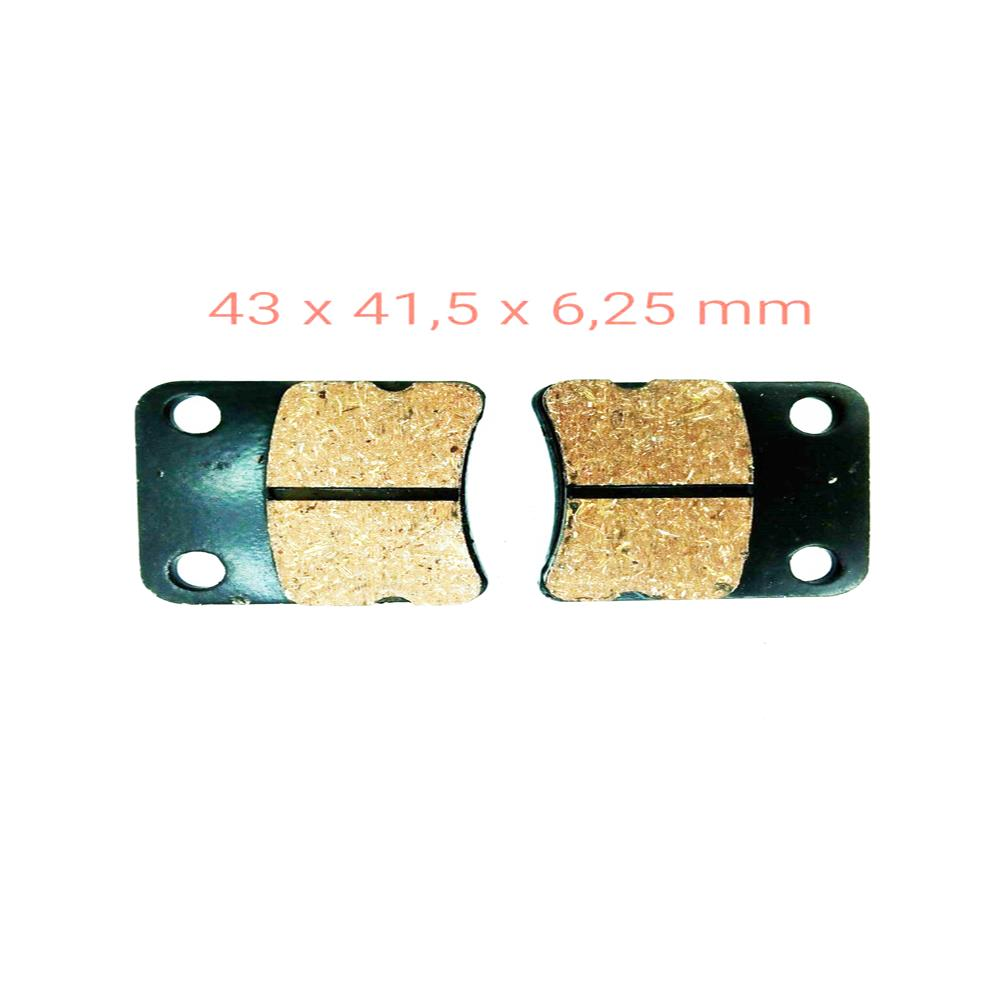 Honda Sk 50 Dio Uyumlu Ön Fren Disk Balatası Fa257