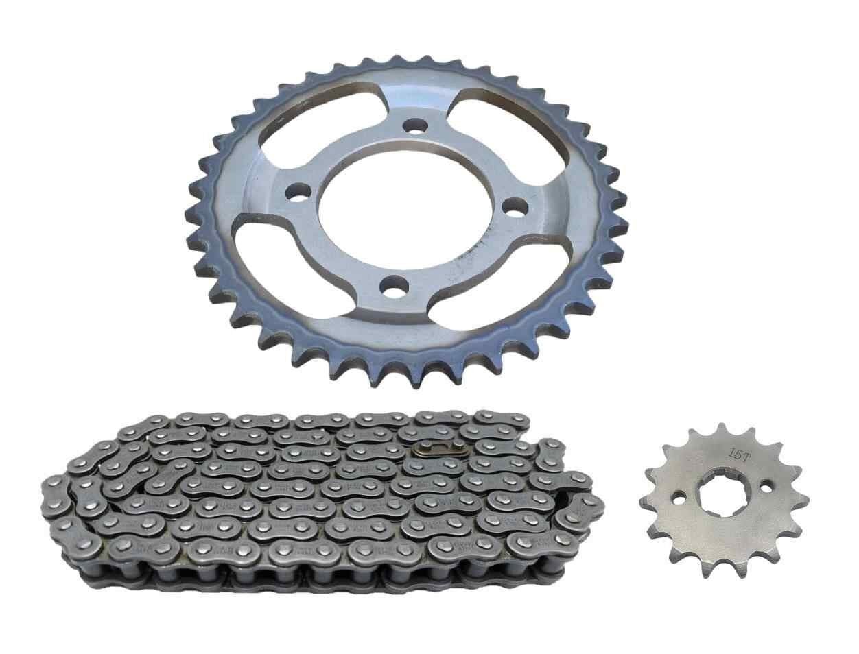 Cg Cgl Kaplinli Ön-Arka Dişli Zincir Set İth 428H 110L 38-15T