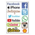 A4 Sticker 057 Tek Paket Çoklu