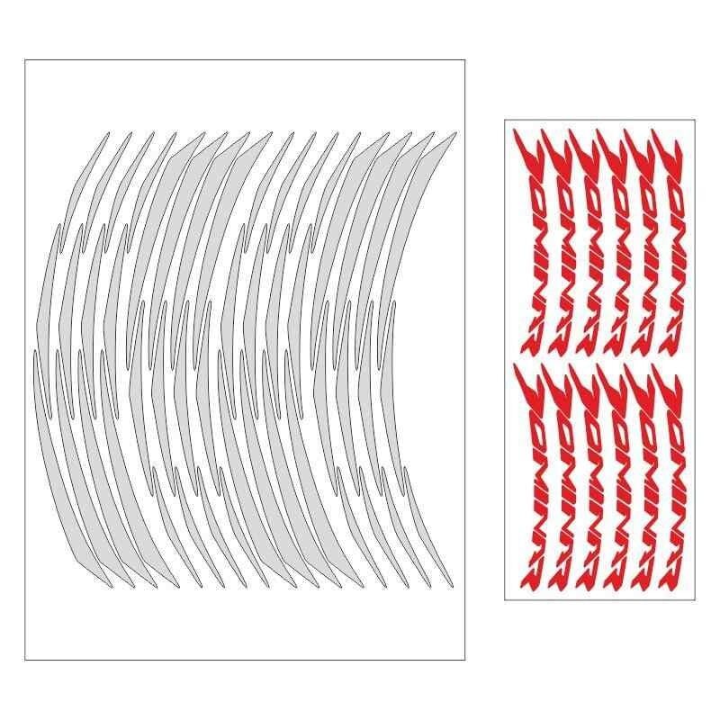 Bajaj Reflektör Beyaz Dominar Uyumlu Büyük 1 Set Jant Şeridi