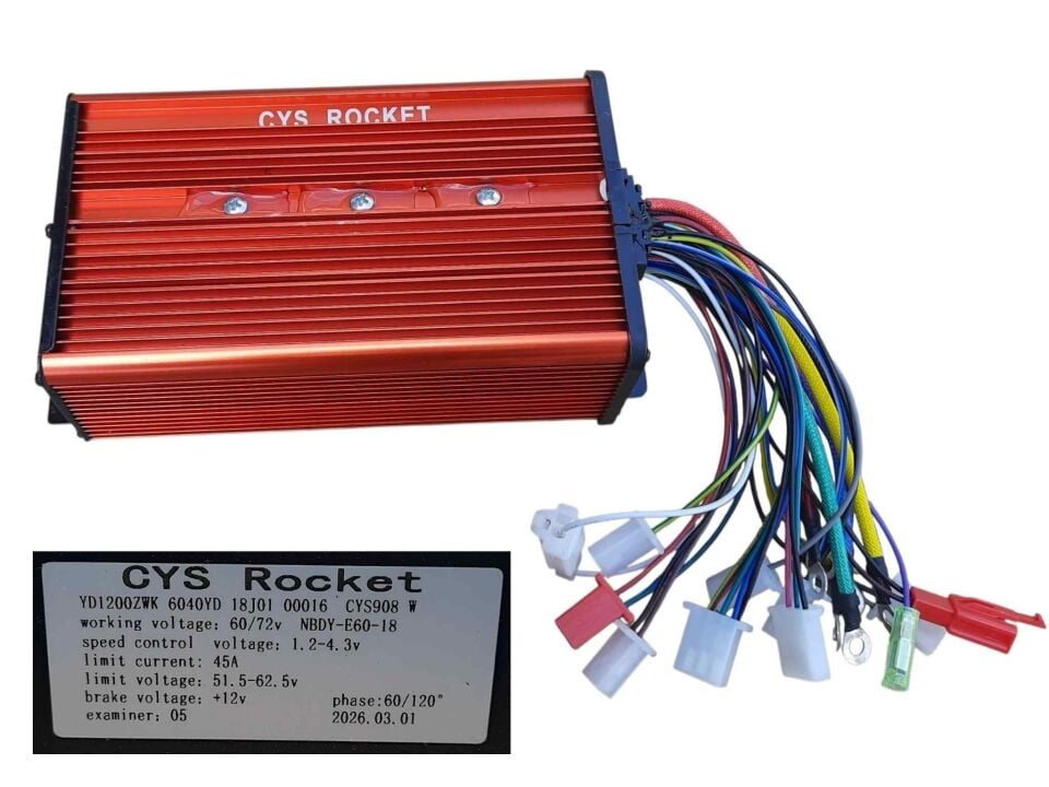 Ebıs E-Bis Hız Kontrol Cdi Akıllı Beyin 60-72V 45Ah Cys Rocket