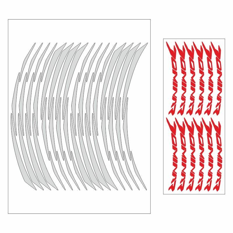 Bajaj Reflektör Beyaz Dominar Uyumlu Büyük 1 Set Jant Şeridi