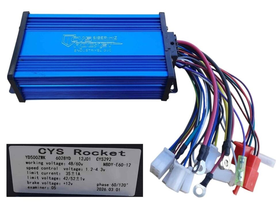 Ebıs E-Bis Hız Kontrol Cdi Akıllı Beyin 48-60V 500W Zwk Cys Rocket