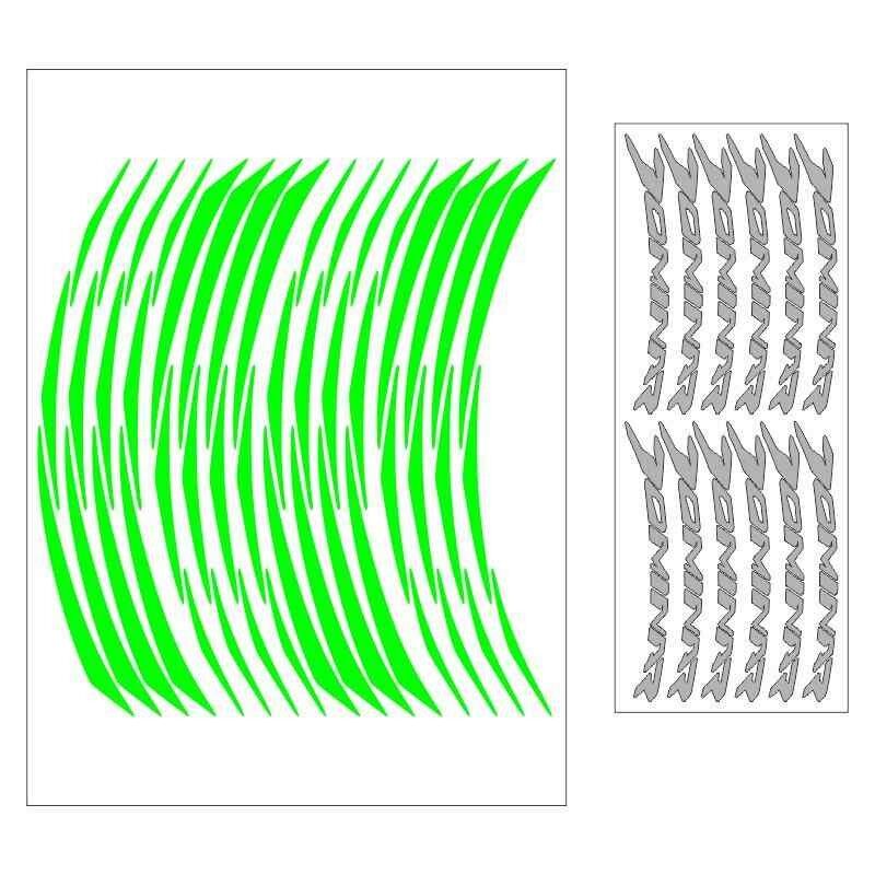 Bajaj Florasan Yeşil Dominar Uyumlu Büyük 1 Set Jant Şeridi