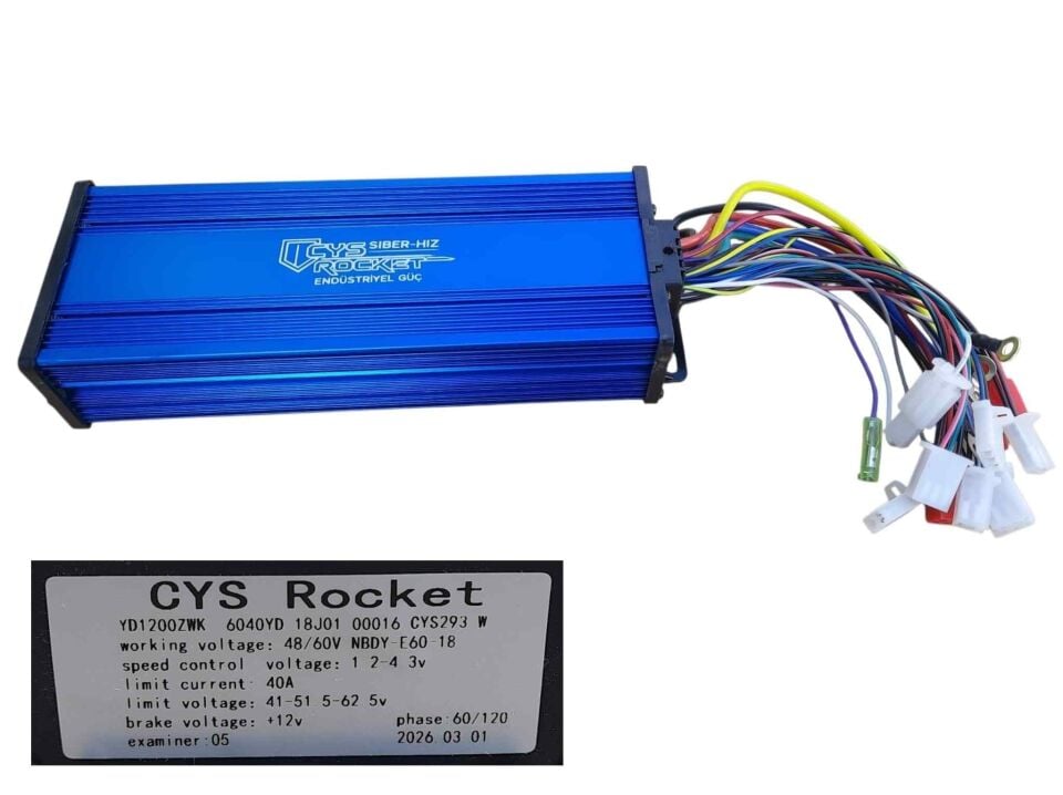 Ebıs E-Bis Hız Kontrol Cdi Akıllı Beyin 48-60V 1200-1500W Zwk Cys Rocket