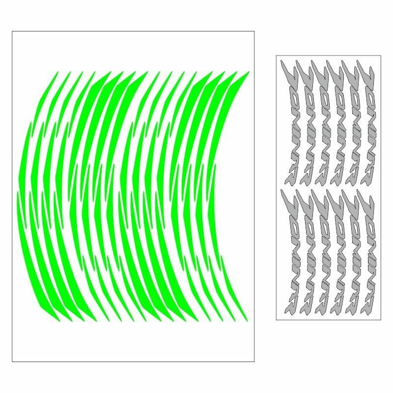 Bajaj Florasan Yeşil Dominar Uyumlu Büyük 1 Set Jant Şeridi
