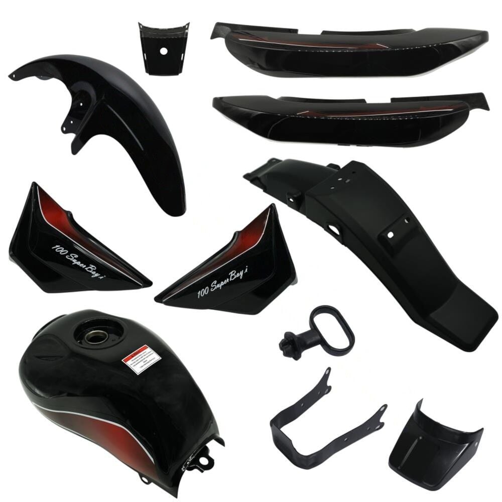 Mondial Mg 100İ Superboy Kaporta Seti Siyah (Enjeksiyonlu)