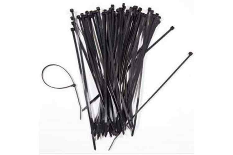 Plastik Cırt Kelepçe 20 Cm (100 Ad) Siyah