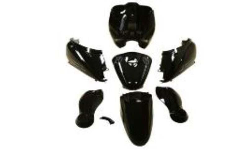 Yuki Kaporta Seti E-bisiklet Siyah Dünya Model