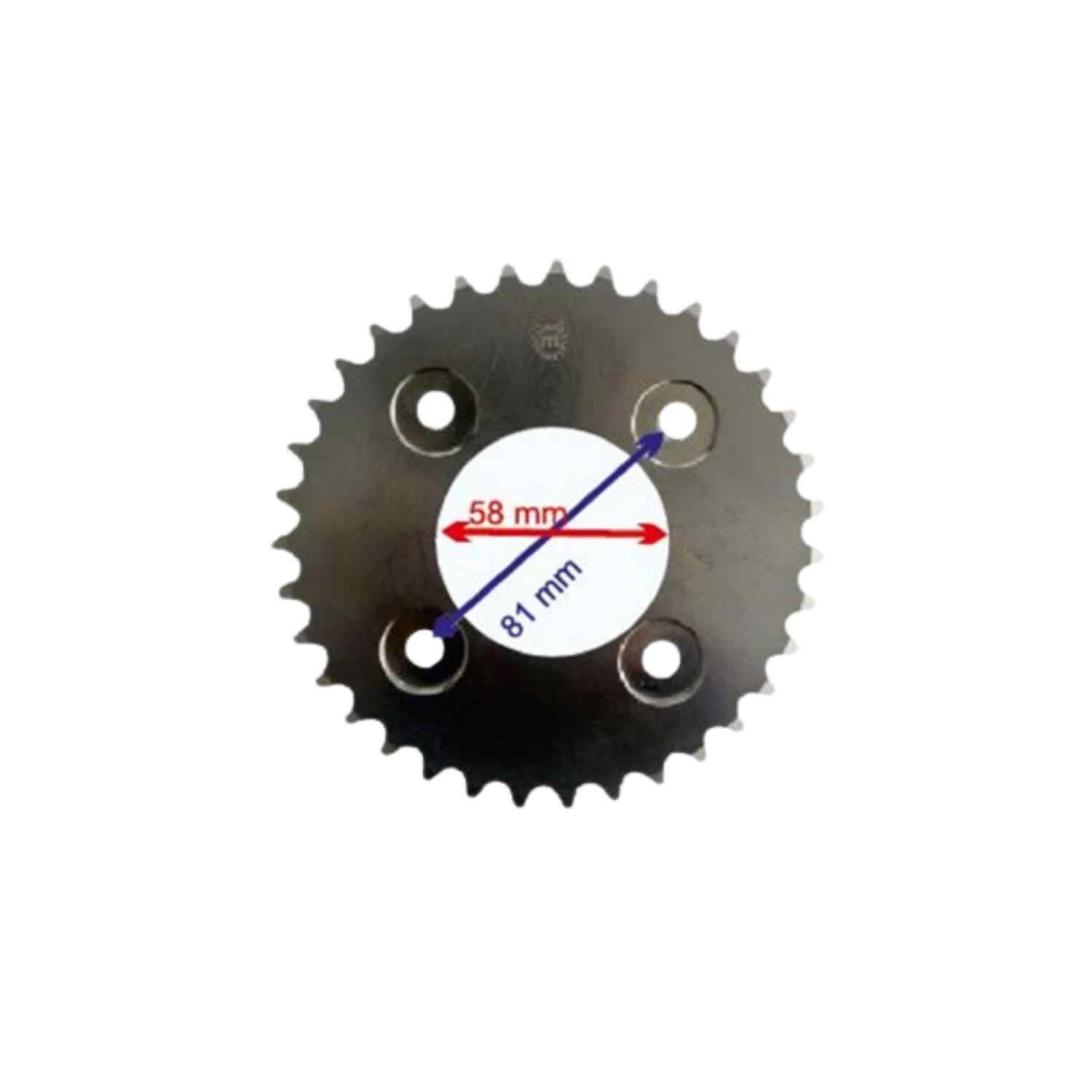 İnnova Uyumlu Arka Dişli 428-35T İç 58 Mm Öm