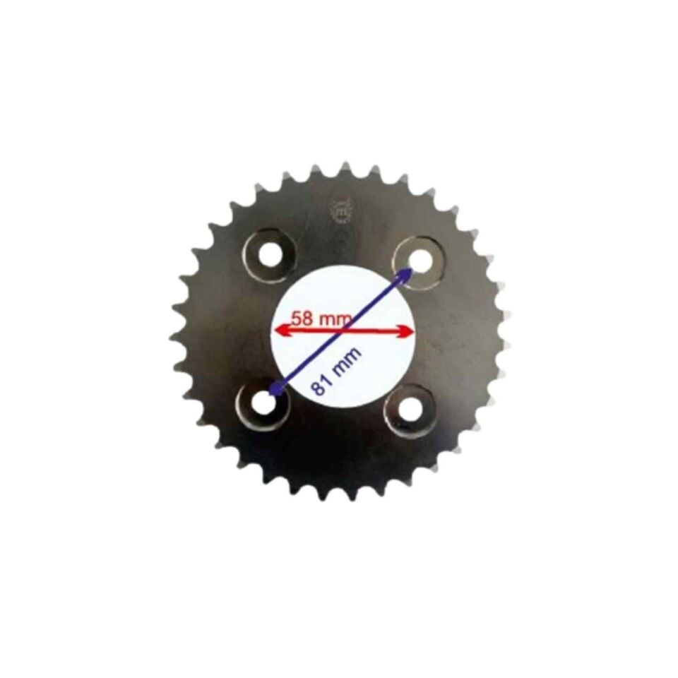 İnnova Uyumlu Arka Dişli 428-35T İç 58 Mm Öm