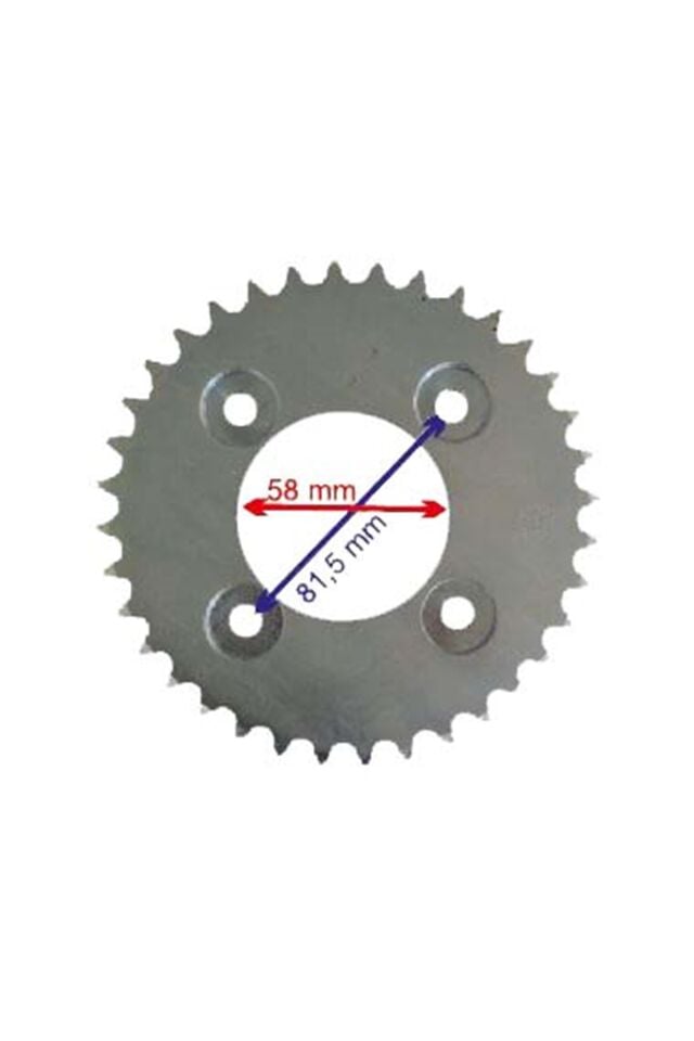 İnnova Uyumlu Arka Dişli 428-36T İç 58 Mm Öm