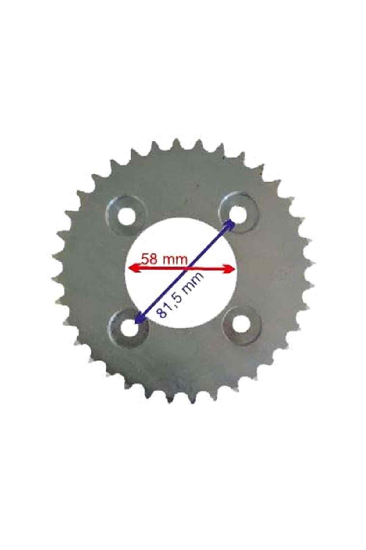 İnnova Uyumlu Arka Dişli 428-36T İç 58 Mm Öm