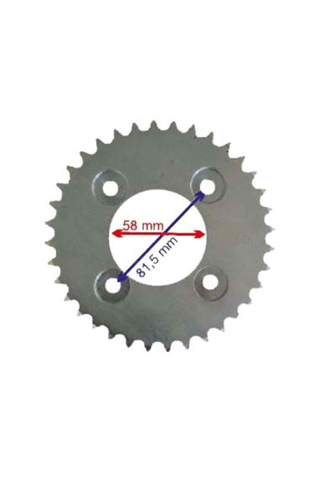 İnnova Uyumlu Arka Dişli 428-36T İç 58 Mm Öm
