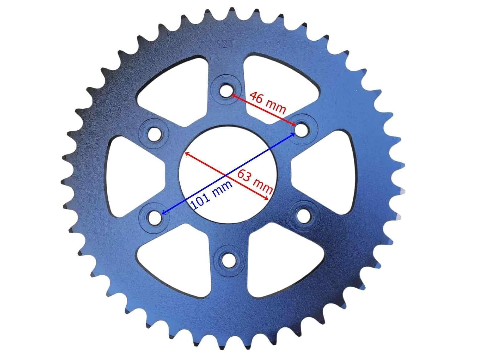 Arka Dişli 520-42T İç 63X6 Delikli Bajaj Dominar 400