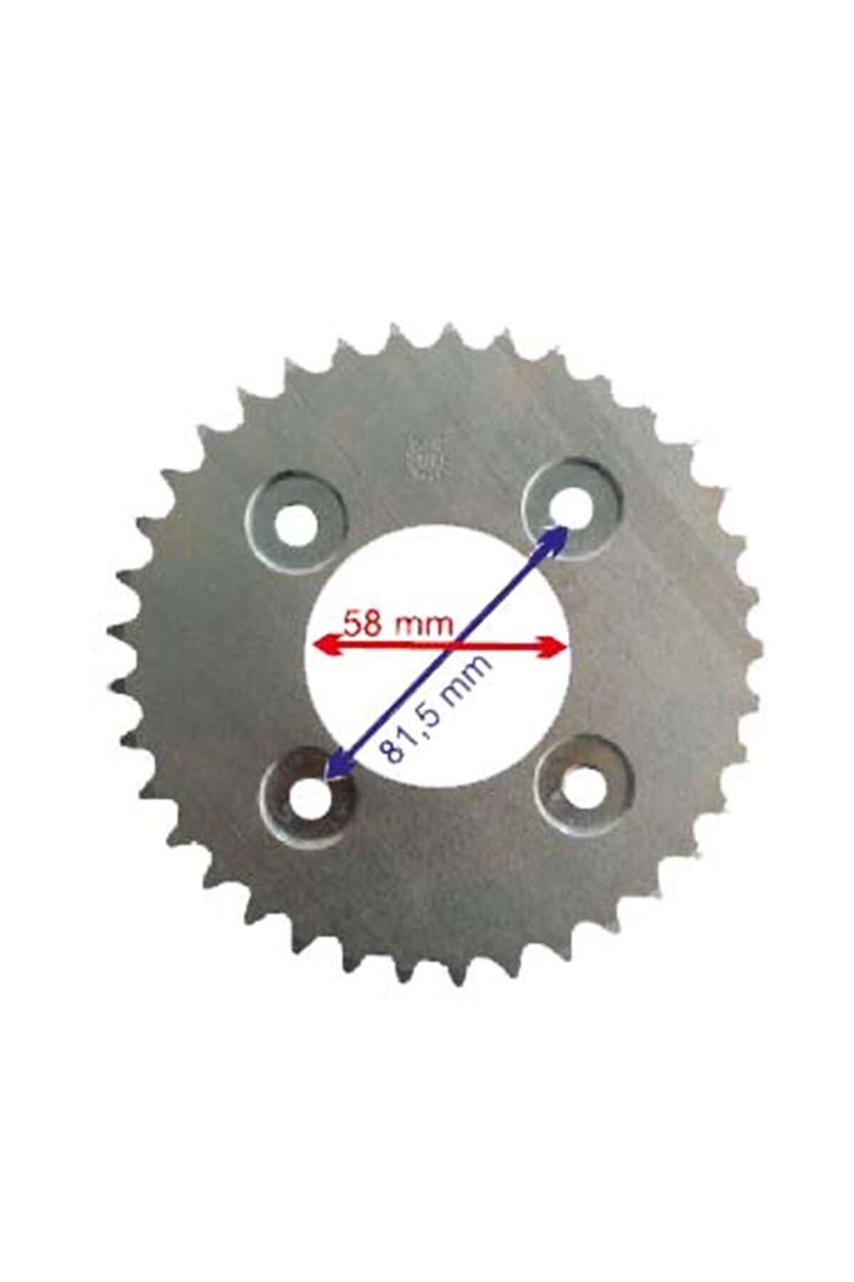 İnnova Uyumlu Arka Dişli 428-37T İç 58 Mm Öm