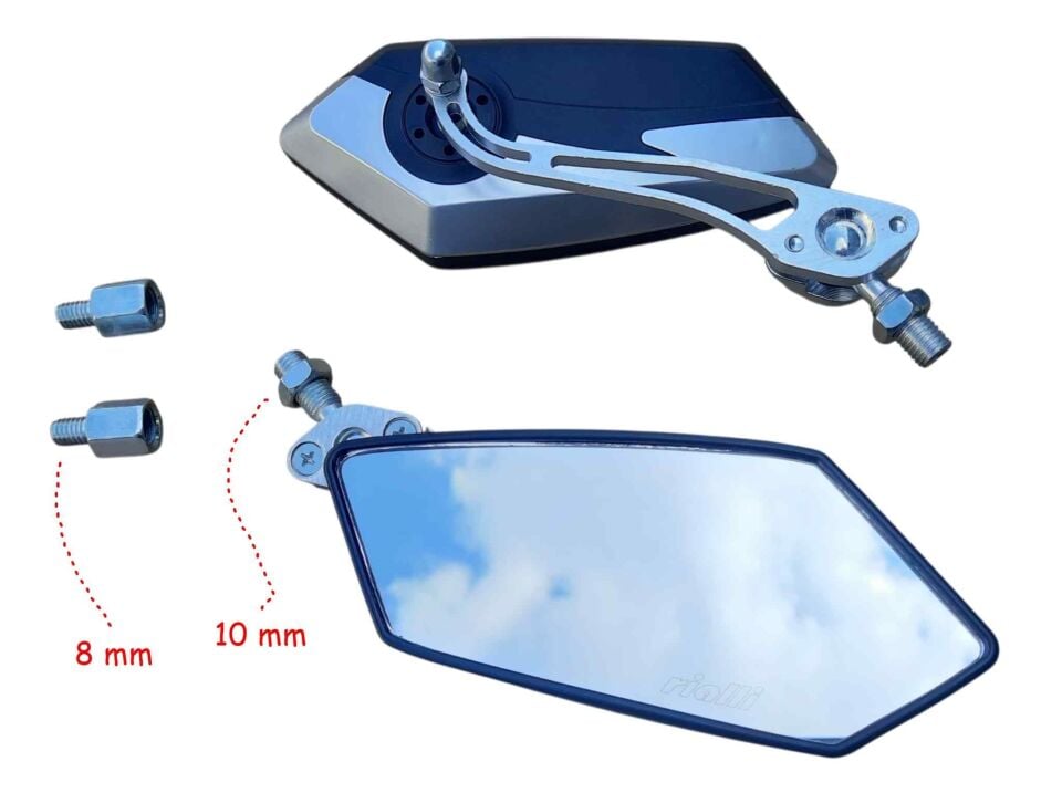 Ayna Beşgen Modifiye Gümüş 8-10 Mm