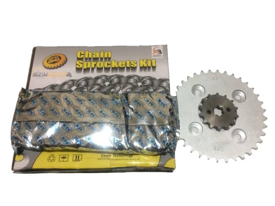 İnnova Uyumlu Ön-Arka Dişli Zincir Set Sfr 420H 110L 36-14T