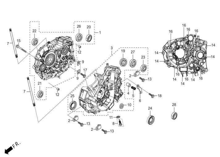 Hero Xpulse 200 (Xpr Plus) Motor Govde Sol Orj ResimNo:3