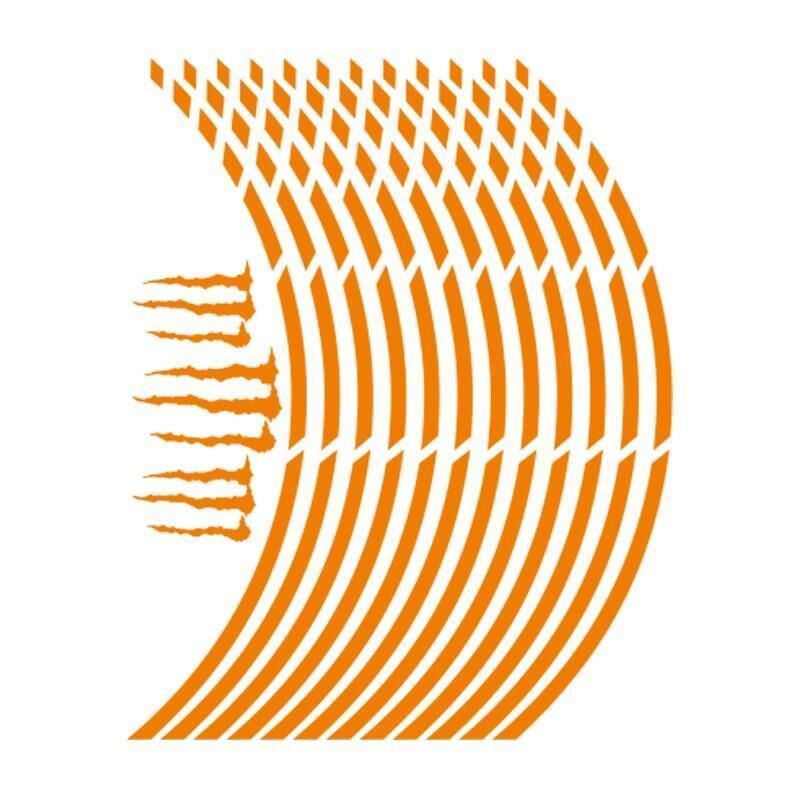 Reflektör Turuncu Kesik 1 Set Jant Şeridi