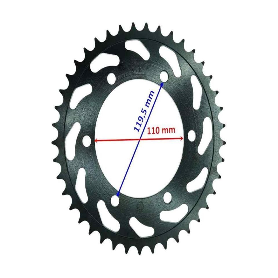 Yamaha Uyumlu R25 Mt-25 Arka Dişli 520-41T İç 110 Mm 6 Delikli Öm