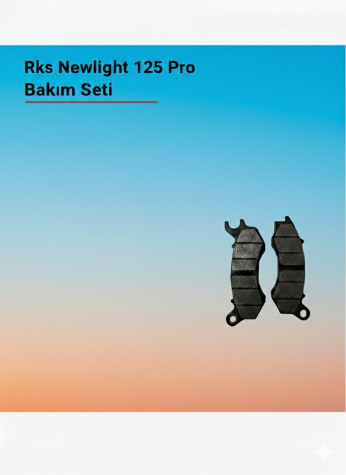 Rks Newlight 125 Pro Bakım Seti Ön-Arka Balata Filtre Ve Motul Motor Yağı 4Lü Set