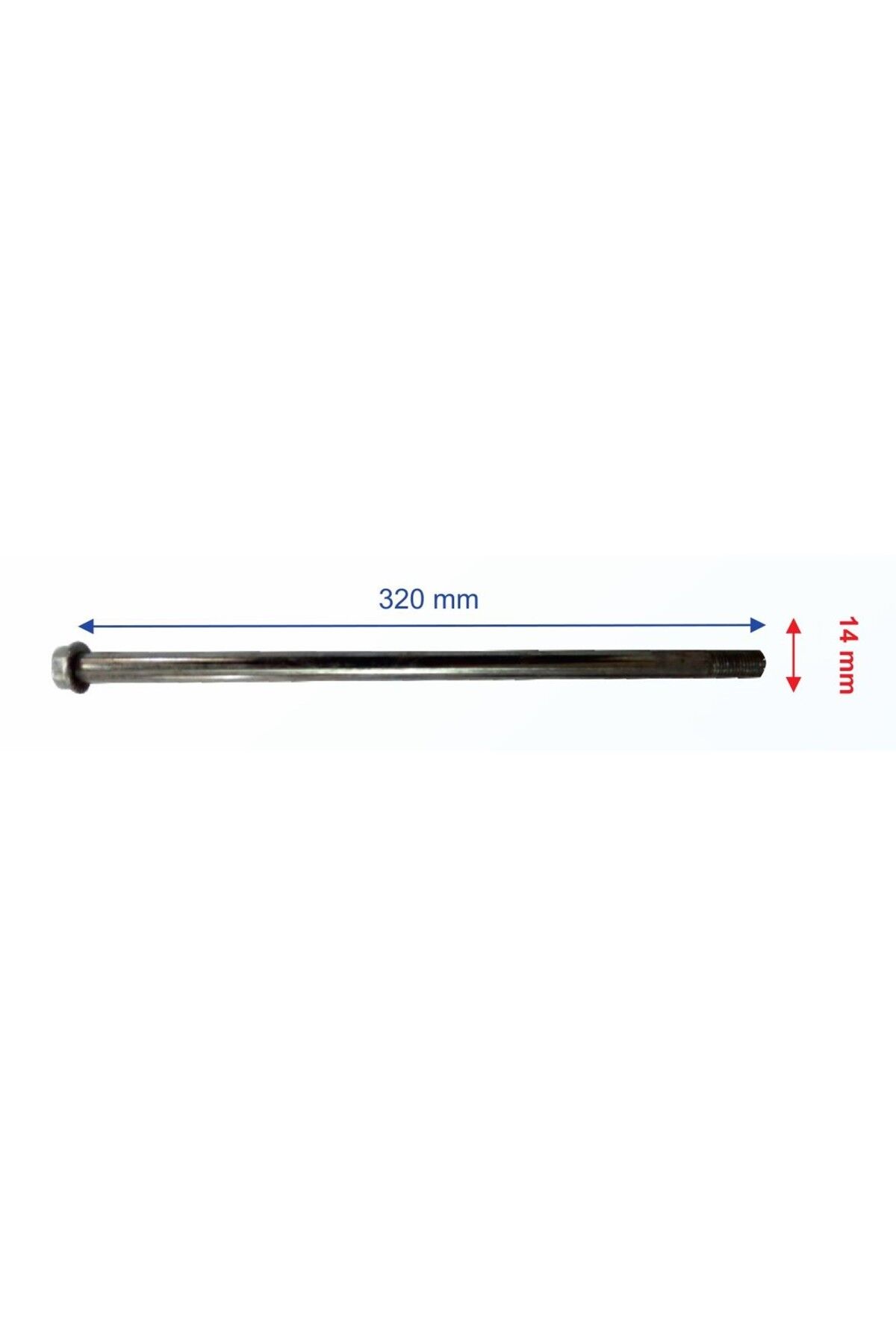 Atv Lx200 Arka Salıncak Mili Ve Somunu M14-310 Mm Öm