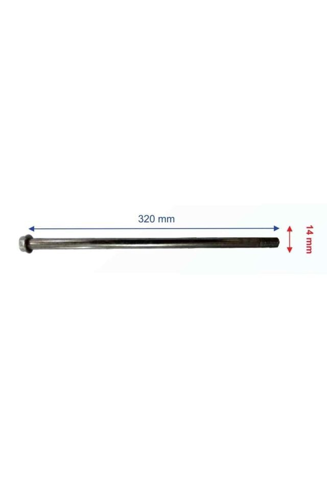 Atv Lx200 Arka Salıncak Mili Ve Somunu M14-310 Mm Öm