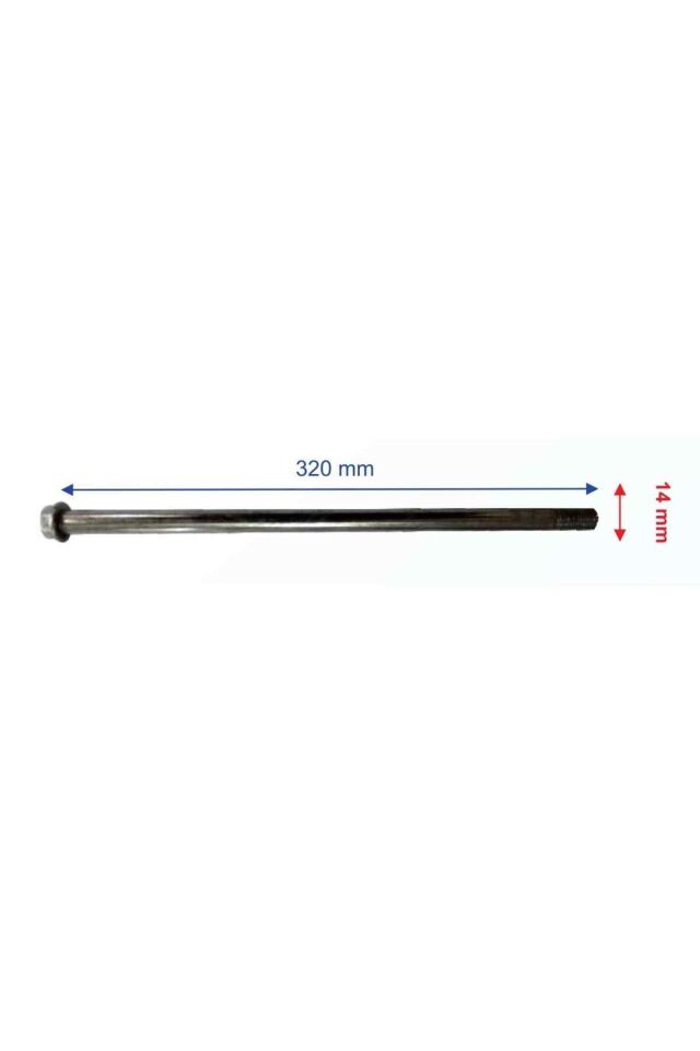 Atv Lx200 Arka Salıncak Mili Ve Somunu M14-310 Mm Öm