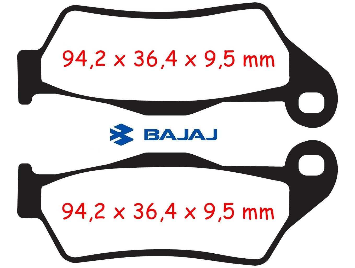 Bajaj Ön Fren Disk Balatası Fa181 Jl131805 Orj Pulsar Ns 200-Rs 200-220-Ns 150-Discovery 150 F
