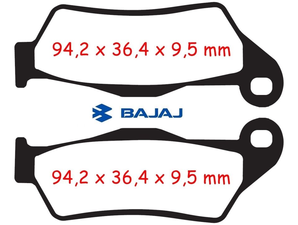 Bajaj Ön Fren Disk Balatası Fa181 Jl131805 Orj Pulsar Ns 200-Rs 200-220-Ns 150-Discovery 150 F